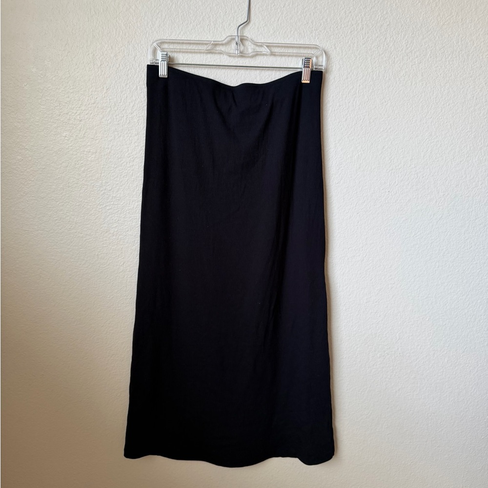 American Eagle Outfitters Black Midi Skirt